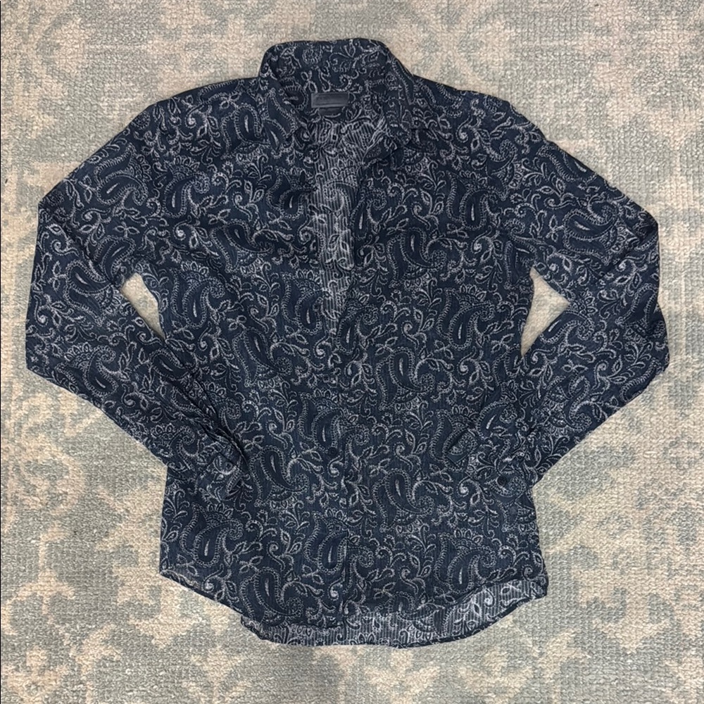 Zara men’s paisley print shirt